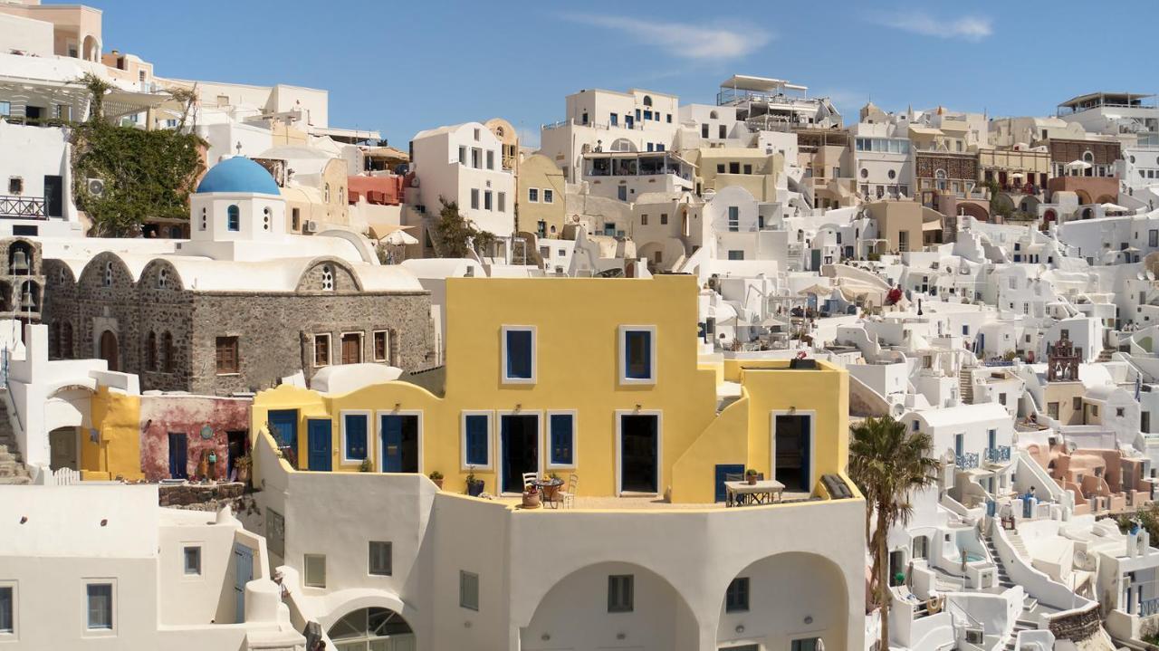 Ilivatos - Elegant Villa On The Caldera'S Edge Oia  Bagian luar foto