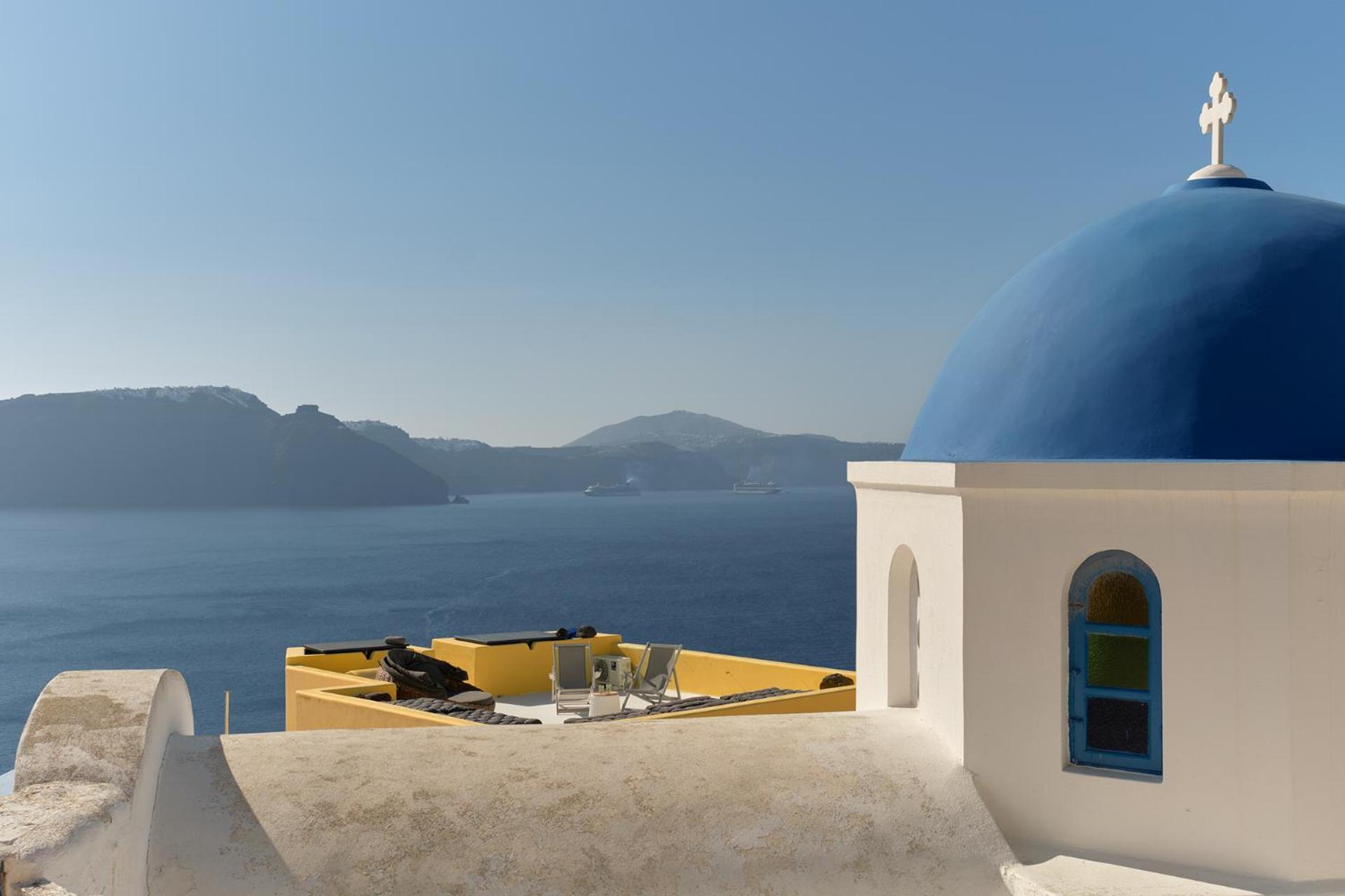 Ilivatos - Elegant Villa On The Caldera'S Edge Oia  Bagian luar foto