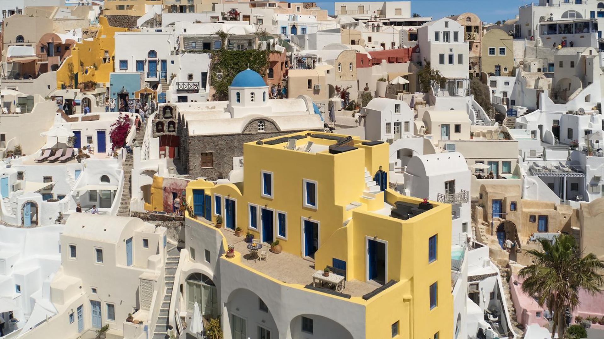 Ilivatos - Elegant Villa On The Caldera'S Edge Oia  Bagian luar foto
