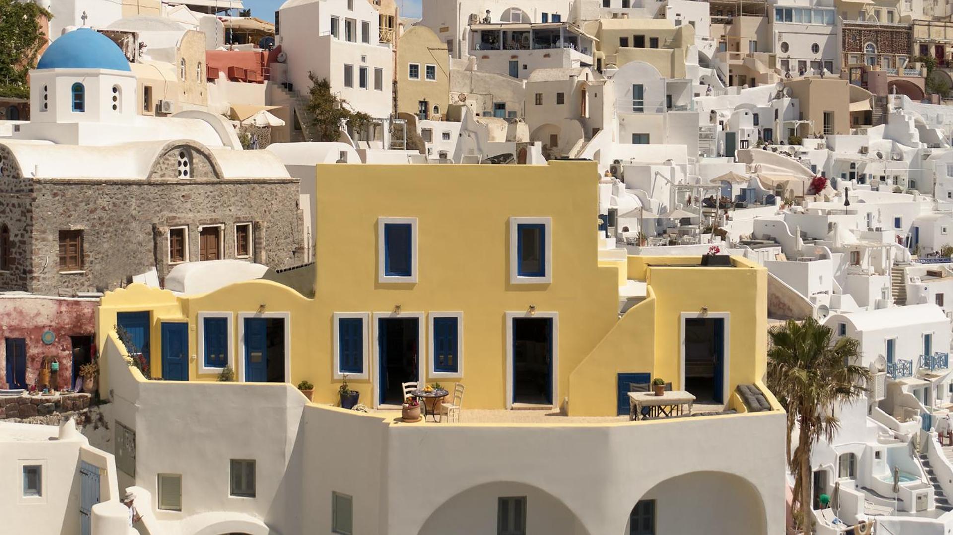 Ilivatos - Elegant Villa On The Caldera'S Edge Oia  Bagian luar foto